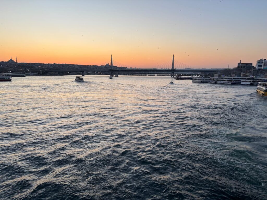 tramonto a Istanbul